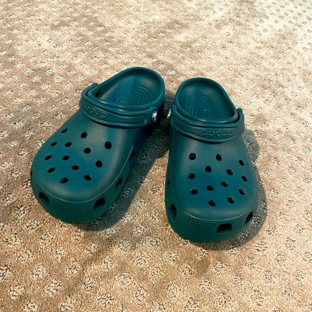 Forest Green Crocs!